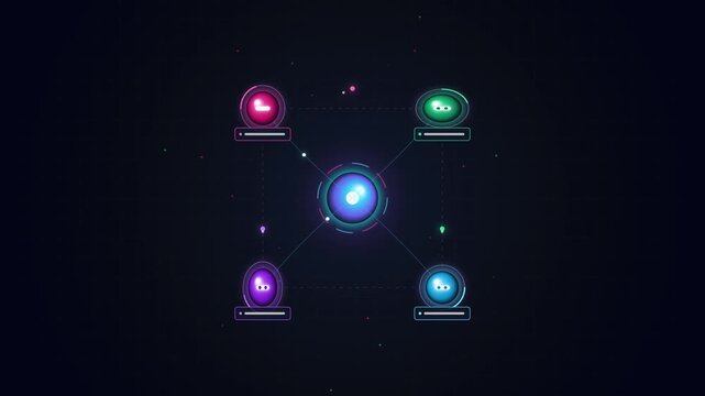 AI Multi Agent Collaboration and Neural Network Animation