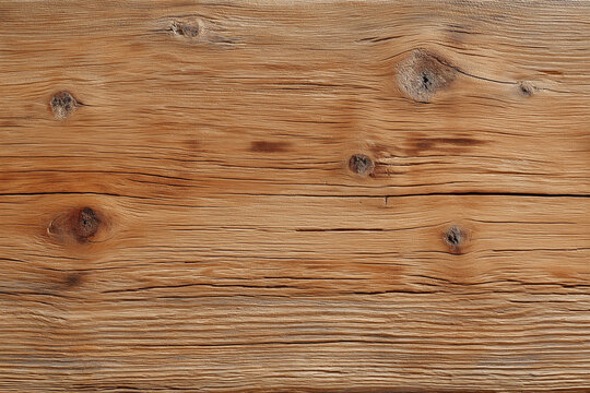 texture of old light cracked wood with knots