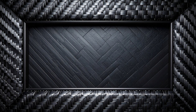 Luxury carbon fiber frame background texture for design use 5