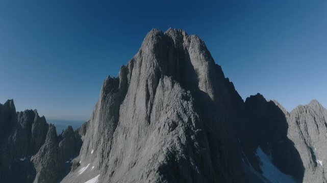Valhalla provincial park aerial view of majestic rocky mountain peaks