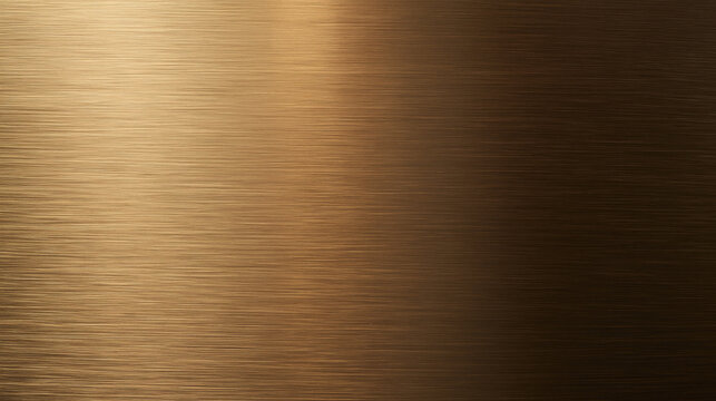 Brushed Bronze Metallic Surface Texture Gradient Background