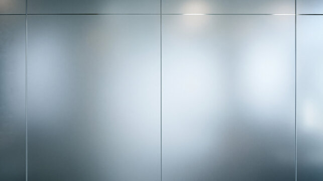 Modern Frosted Glass Wall Panels in Office Interior