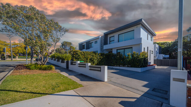 Suburban residential Brick house in Sydney  NSW Australia 