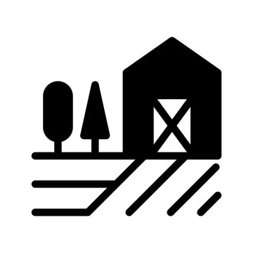 Farm Icon Vector Symbol Design Illustration