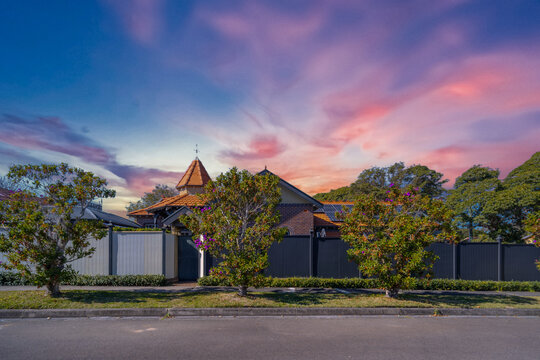Suburban residential Brick house in Sydney  NSW Australia 