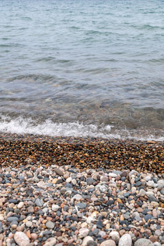 Pebble shore of Lake Superior