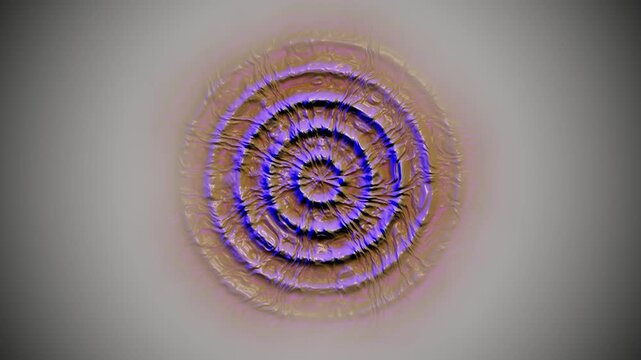Abstract ripple pattern background video with animated concentric waves animation 4K