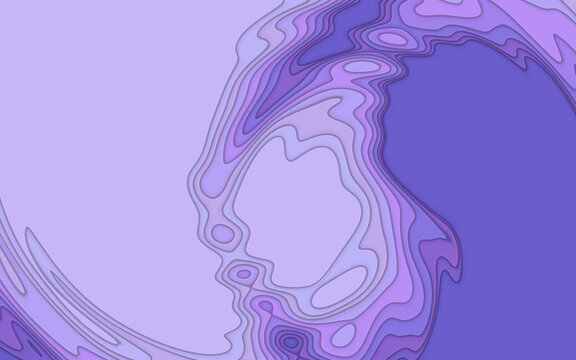 3D Render A mesmerizing, abstract 3D render with a dynamic, swirling form resembling a cosmic nebula and concentric
