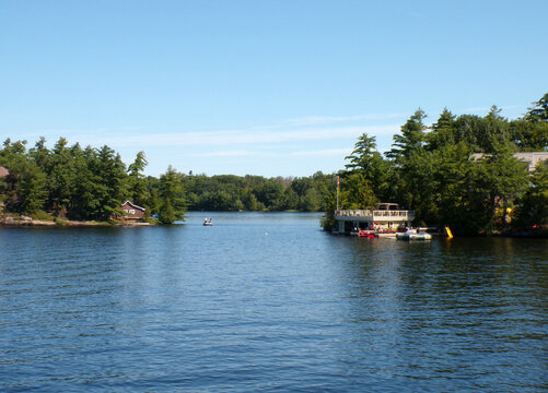 Summer landscape of lake Muskoka
