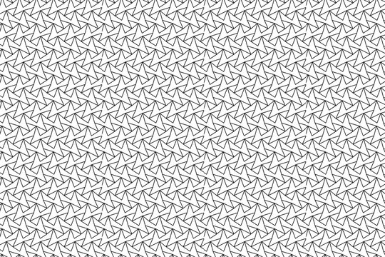 Intricate starburst tessellation geometric seamless pattern vector illustration background