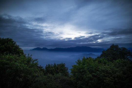 Hiking trails on Alishan in Nantou County, Taiwan