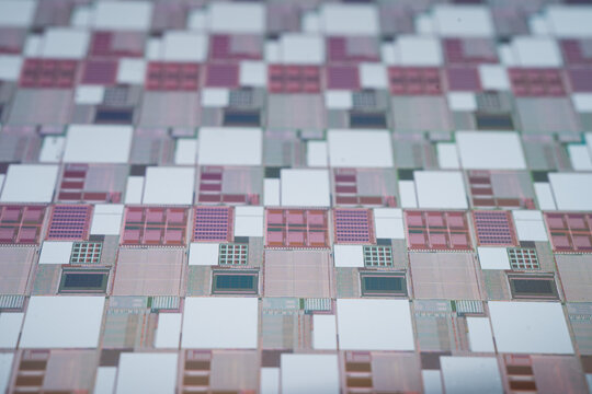 Silicon wafer for manufacturing semiconductor of integrated circuit.