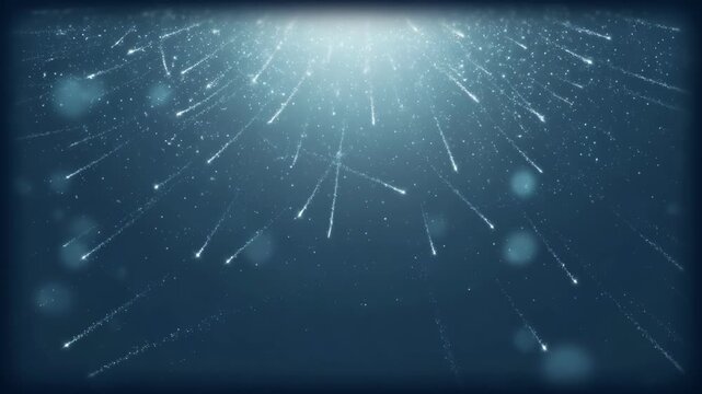 Abstract graphic background sparkle light rays blue dark night star dust glow texture with bright light and blue abstract line pattern for festive design and elegant motion effect, sparkle background