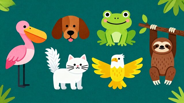 set of animals