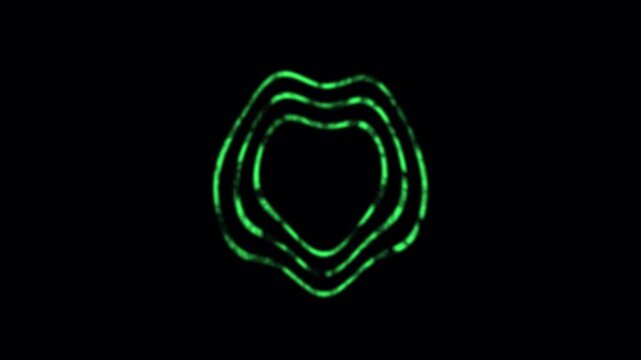 Bioluminescent Algae forms pulsing gently in dark water with subtle energetic glow and fluid motion