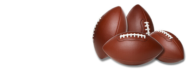Fototapeta premium Festive gatherings feature sports activities with footballs