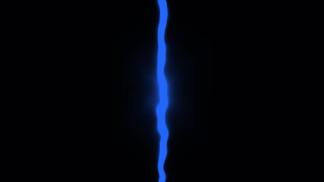 Blue Electric Energy Streaks pulsing with light against a dark background cinematic motion
