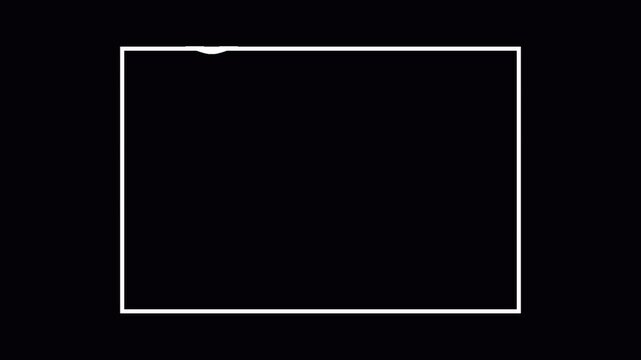 Clean White Rectangles Appearing Against Black Background with Subtle Cinematic Movement