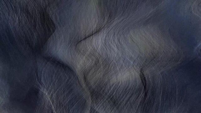 Abstract dark blue wave background animation looping seamlessly for b-roll