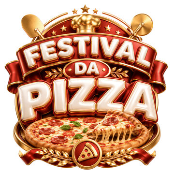Pizza Special 3D Promotional Badges and Labels Collection
