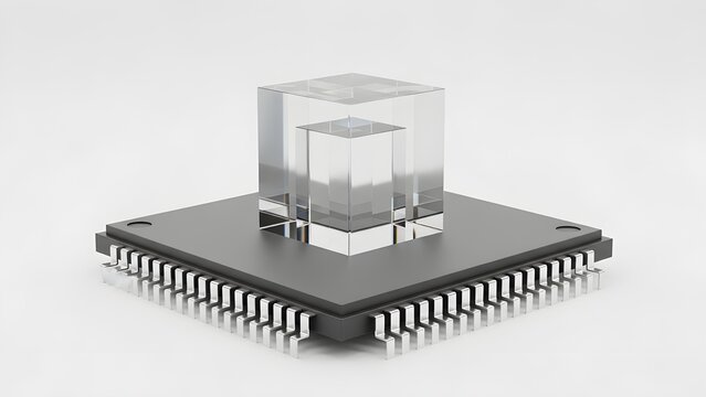 Frontal Optical Computing Chip with Glass Prisms