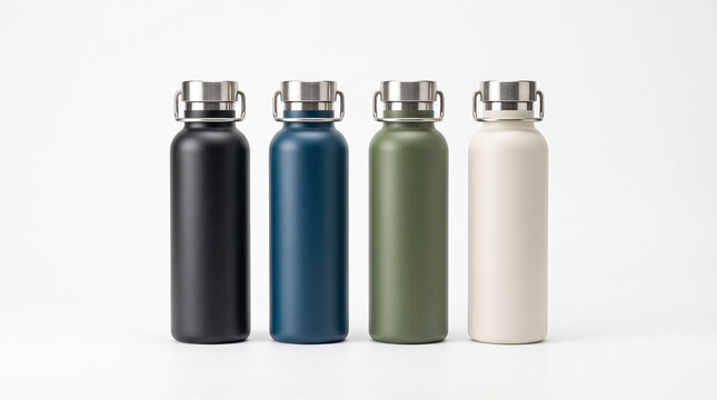 




File #:  1476624243
Colorful Reusable Stainless Steel Water Bottles Collection with Metal Caps in Pastel for Eco Friendly Hydration