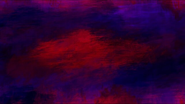 Royal Purple And Crimson Red Abstract Grunge Background Featuring Random Flat Brush Strokes For Majestic And Luxurious Video Content