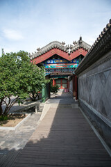 Obraz premium Gong Wang Fu Palace Beijing - Traditional Chinese Architecture and Courtyard