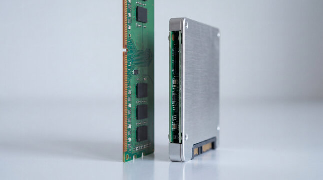 Computer memory module and solid state drive storage