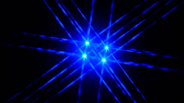 a bright starburst effect with colorful lens flares, often created by photographing a strong light source directly