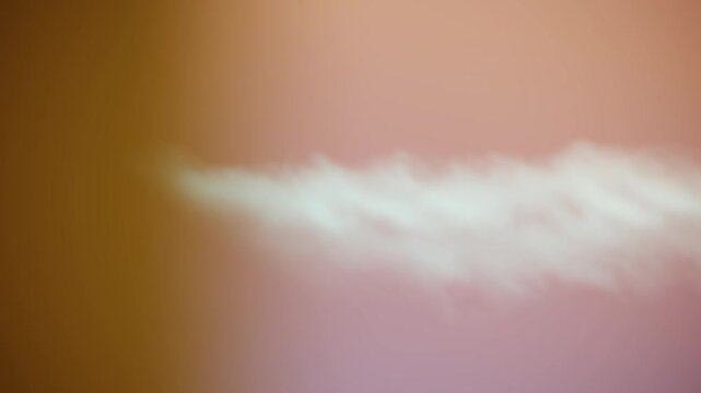 Abstract smoke floating on colorful warm gradient background b-roll 4K stock footage