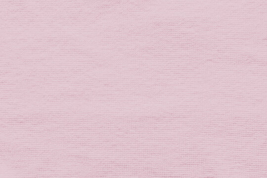 Towel cotton fabric wiper background in pastel pink rose color, flat lay top view for bath and hand towel , or face textile cloth backdrop