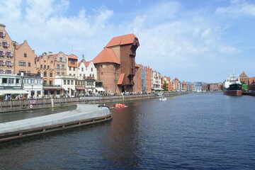 view of the old town in gdansk poland piękny budynek © Pablox45