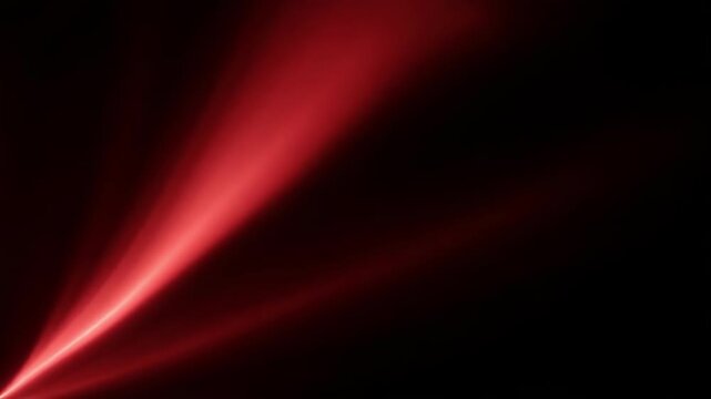 Abstract red light beams on a dark background with smooth gradients