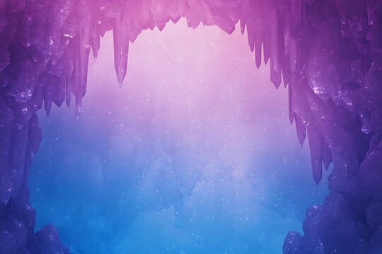 Illuminated crystal cavern