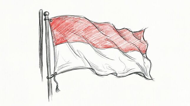 north korea flag