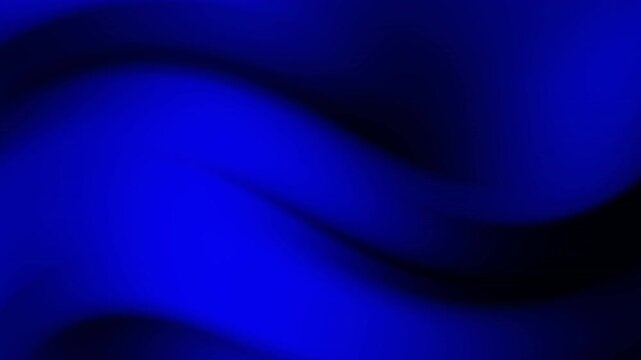 Black blue gradient creates a dark blue abstract flowing fabric or material textured background.