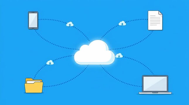 Cloud computing and data synchronization between devices