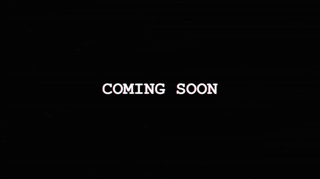 Coming soon text animation featuring dynamic stretching and smooth motion on a green screen background. Ideal for promotional videos, upcoming announcements, social media content, event teasers, produ