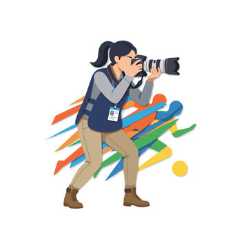 Female photographer capturing match action for sports journalism, event coverage, and WNBA NWSL photography blogs
