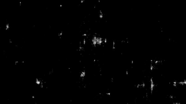 Retro grunge grain background Stop Motion vintage black film grain texture with dust and scratches, retro grunge background for design, photo overlay and creative projects. 4k video