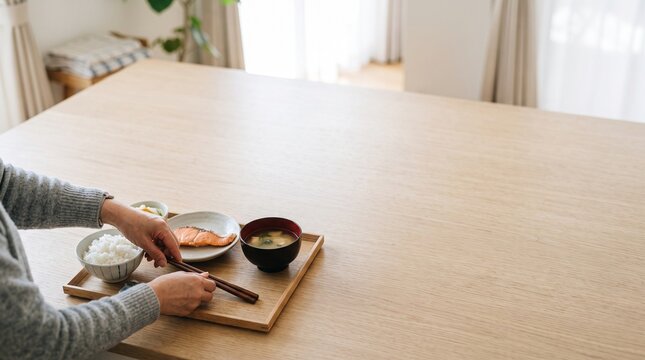 高齢の親の食事を準備する家族の在宅介護と栄養支援