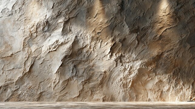 Light plaster wall surface rough stone texture background