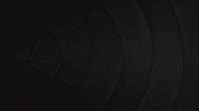 Abstract black graphic with concentric circles and soft gradient suitable for backgrounds, web design, packaging, and promotional materials. Versatile and eye-catching design element.