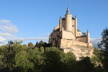 mansion (alcazar palace) in segovia in spain  © frdric