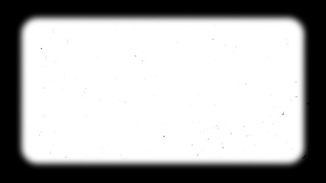 Super 8 mm movie film light leaks grain video. rounded corners animated on transparent background. Old Movie. Real hard 8 mm film scratches. 4K Animation. 8 mm movie film scratches frame.