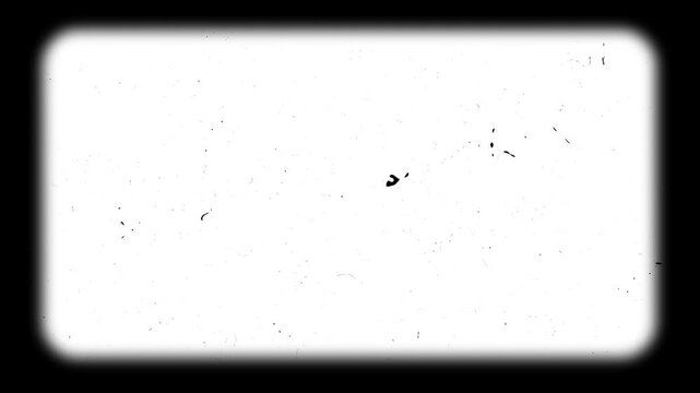Super 8 mm movie film light leaks grain video. rounded corners animated on transparent background. Old Movie. Real hard 8 mm film scratches. 4K Animation. 8 mm movie film scratches frame.