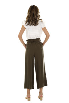 Fashion photoshoot in a studio with a white background for e-commerce