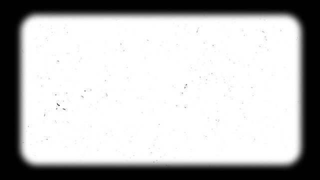 Super 8 mm movie film light leaks grain video. rounded corners animated on transparent background. Old Movie. Real hard 8 mm film scratches. 4K Animation. 8 mm movie film scratches frame.
