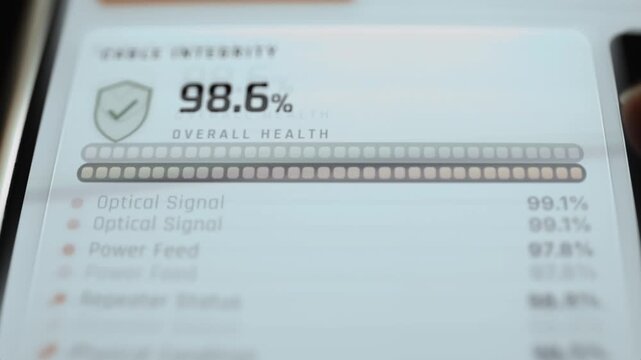Subsea Cable Integrity Dashboard Reports 98.6 Percent Health